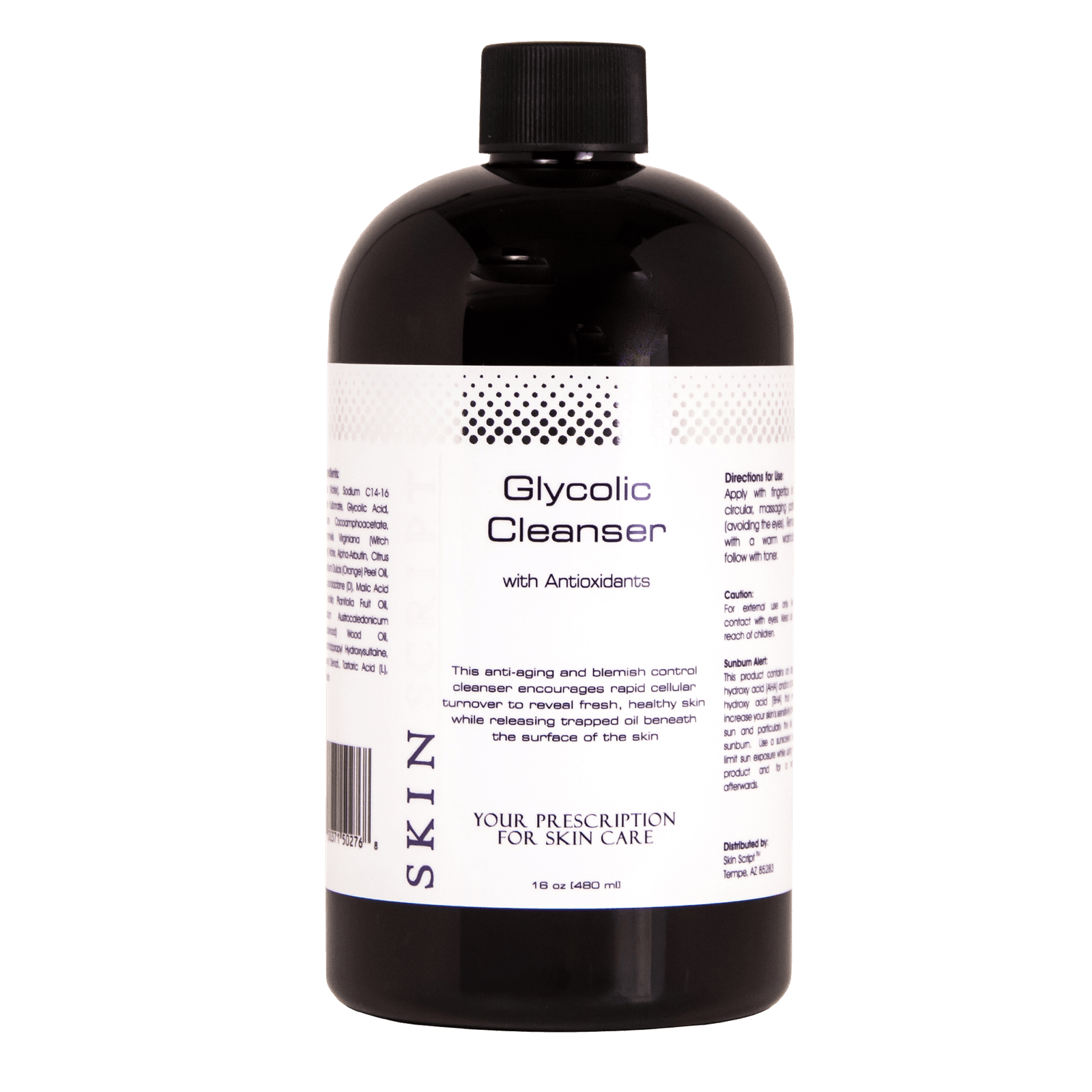 Skin Script Rx Glycolic Cleanser 16oz