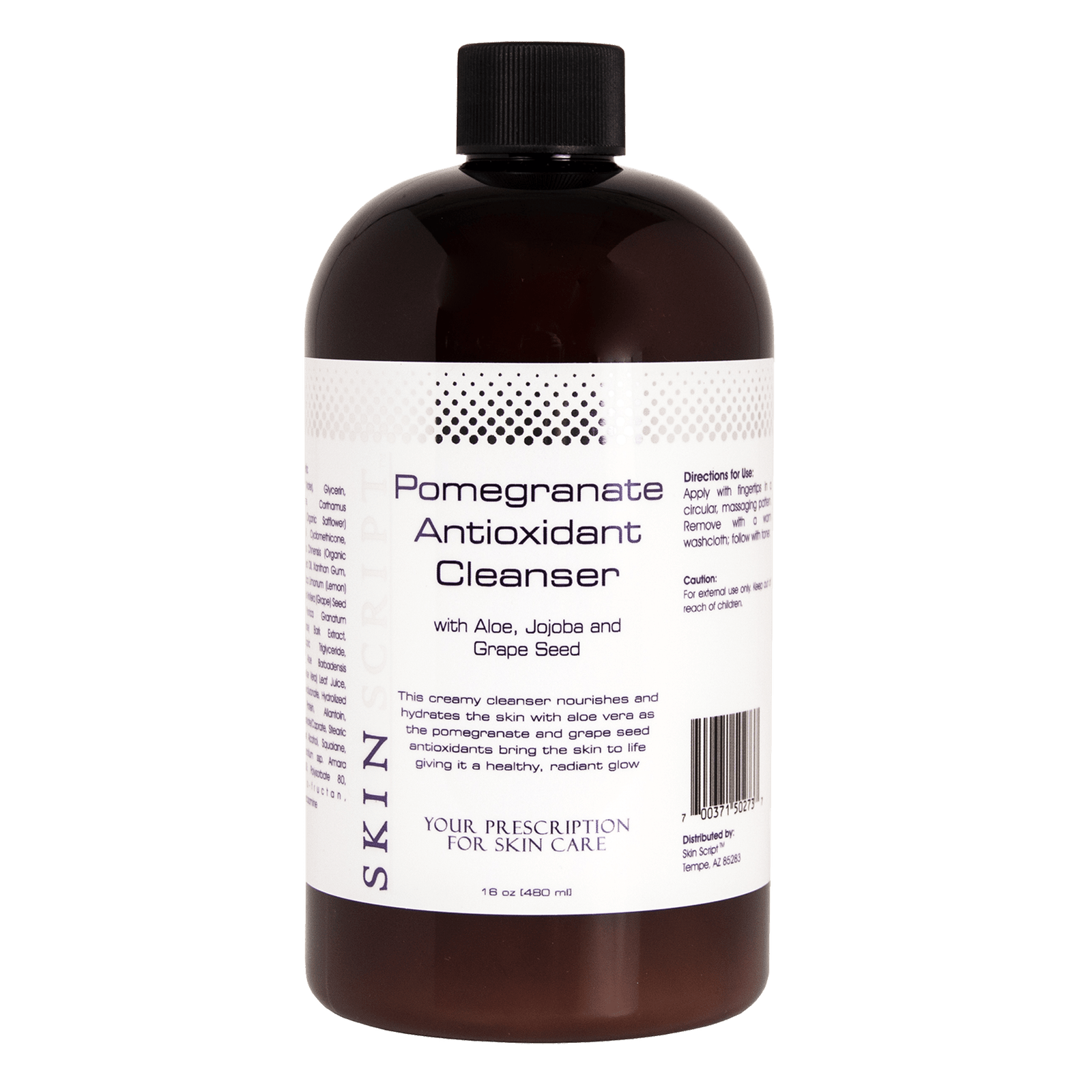 Skin Script Rx Pomegranate Antioxidant Cleanser 16oz